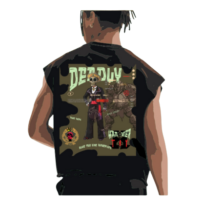 Day Of The Dead (Día de los Muertos) Cut off sleeveless T-shirt