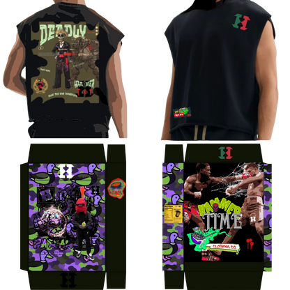 Day Of The Dead (Día de los Muertos) Cut off sleeveless T-shirt